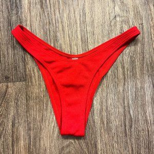 Cheeky Red Bikini Bottom